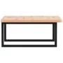 Estante de lavabo de pared de acero y madera maciza de haya von , Badezimmerwaschtische - Ref: Foro24-3302501, Preis: 88,55 €...