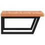Estante de lavabo de pared de acero y madera maciza de haya by , bathroom vanities - Ref: Foro24-3302515, Price: 107,96 €, Di...