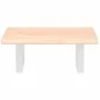Estante de lavabo de pared de acero y madera maciza de roble von , Badezimmerwaschtische - Ref: Foro24-3302536, Preis: 62,86 ...