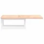 Estante de lavabo de pared de acero y madera maciza de roble von , Badezimmerwaschtische - Ref: Foro24-3302536, Preis: 62,86 ...