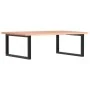 Estante de lavabo de pared de acero y madera maciza de roble de , Tocadores de baño - Ref: Foro24-3302645, Precio: 87,92 €, D...