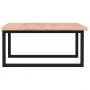Estante de lavabo de pared de acero y madera maciza de roble de , Tocadores de baño - Ref: Foro24-3302645, Precio: 87,92 €, D...