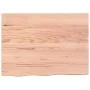 Estante de lavabo de pared de acero y madera maciza de roble de , Tocadores de baño - Ref: Foro24-3302645, Precio: 87,92 €, D...