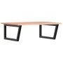 Estante de lavabo de pared de acero y madera maciza de roble de , Tocadores de baño - Ref: Foro24-3302647, Precio: 87,43 €, D...