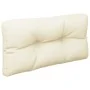 Cojín para sofá de palets tela crema 80x40x12 cm de , Cojines para sillas y sofás - Ref: Foro24-360603, Precio: 23,32 €, Desc...