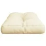 Cojín para sofá de palets tela crema 80x40x12 cm de , Cojines para sillas y sofás - Ref: Foro24-360603, Precio: 23,32 €, Desc...