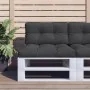 Cojín para sofá de palets de tela negro 80x40x12 cm de , Cojines para sillas y sofás - Ref: Foro24-360608, Precio: 25,52 €, D...