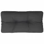 Cojín para sofá de palets de tela negro 80x40x12 cm de , Cojines para sillas y sofás - Ref: Foro24-360608, Precio: 25,52 €, D...