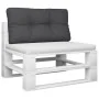 Cojín para sofá de palets de tela negro 80x40x12 cm de , Cojines para sillas y sofás - Ref: Foro24-360608, Precio: 25,52 €, D...