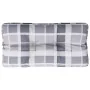 Cojín para sofá de palets tela a cuadros gris 80x40x12 cm by , Cushions for chairs and sofas - Ref: Foro24-360615, Price: 22,...