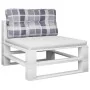 Cojín para sofá de palets tela a cuadros gris 80x40x12 cm by , Cushions for chairs and sofas - Ref: Foro24-360615, Price: 22,...