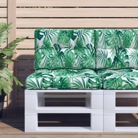 Cojines para palets 2 unidades tela estampado de hojas by , Cushions for chairs and sofas - Ref: Foro24-360657, Price: 29,67 ...