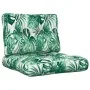 Cojines para palets 2 unidades tela estampado de hojas by , Cushions for chairs and sofas - Ref: Foro24-360657, Price: 29,67 ...