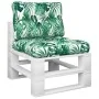 Cojines para palets 2 unidades tela estampado de hojas by , Cushions for chairs and sofas - Ref: Foro24-360657, Price: 29,67 ...