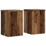 Soportes de plantas 2 uds madera roble envejecido 25x25x35 cm von , Topfständer - Ref: Foro24-852913, Preis: 42,40 €, Rabatt: %
