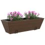 Jardineras con ganchos 2 unidades ratán sintético marrón von , Töpfe und Pflanzgefäße - Ref: Foro24-366402, Preis: 72,19 €, R...