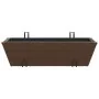 Jardineras con ganchos 2 unidades ratán sintético marrón von , Töpfe und Pflanzgefäße - Ref: Foro24-366402, Preis: 72,19 €, R...