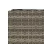Jardinera con 2 maceteros de ratán sintético gris 90x20x40 cm by , Pots and planters - Ref: Foro24-366409, Price: 61,53 €, Di...