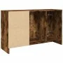 Armario de lavabo madera ingeniería roble ahumado 90x29x55 cm by , Bathroom furniture - Ref: Foro24-848126, Price: 79,05 €, D...