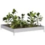 Jardinera de acero galvanizado 100x100x18,5 cm de , Maceteros y jardineras - Ref: Foro24-851015, Precio: 35,21 €, Descuento: %