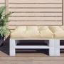 Cojín para sofá de palets de tela beige 80x80x12 cm de , Cojines para sillas y sofás - Ref: Foro24-360494, Precio: 37,22 €, D...