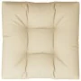 Cojín para sofá de palets de tela beige 80x80x12 cm de , Cojines para sillas y sofás - Ref: Foro24-360494, Precio: 37,22 €, D...