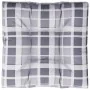 Cojín para sofá de palets de tela a cuadros gris 80x80x12 cm by , Cushions for chairs and sofas - Ref: Foro24-360505, Price: ...