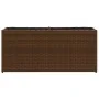 Jardineras con 2 maceteros 2 uds ratán PE marrón 90x20x40 cm by , Pots and planters - Ref: Foro24-3210514, Price: 116,26 €, D...