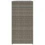 Jardineras 2 unidades ratán sintético gris 40x40x80 cm by , Pots and planters - Ref: Foro24-3210521, Price: 137,49 €, Discoun...