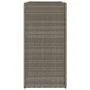 Jardineras 2 unidades ratán sintético gris 40x40x80 cm by , Pots and planters - Ref: Foro24-3210521, Price: 137,49 €, Discoun...