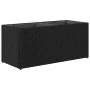 Jardineras con 2 maceteros 2 uds ratán PE negro 72x30x32 cm by , Pots and planters - Ref: Foro24-3210528, Price: 85,73 €, Dis...