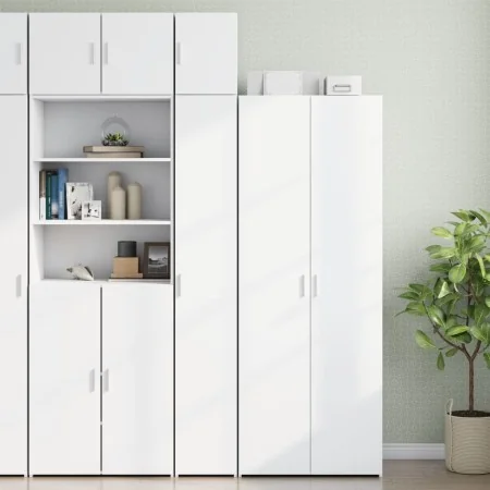 Armario estrecho madera de ingeniería blanco 30x42,5x225 cm de , Aparadores - Ref: Foro24-3281259, Precio: 184,94 €, Descuent...