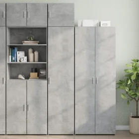 Armario estrecho madera ingeniería gris hormigón 45x42,5x225 cm by , Sideboards - Ref: Foro24-3281290, Price: 190,31 €, Disco...