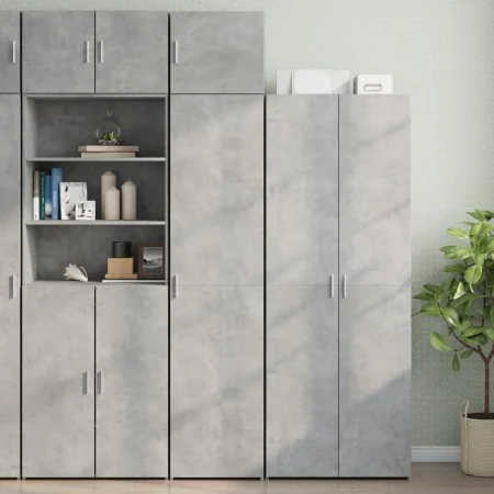 Armario estrecho madera ingeniería gris hormigón 45x42,5x225 cm de , Aparadores - Ref: Foro24-3281290, Precio: 190,28 €, Desc...