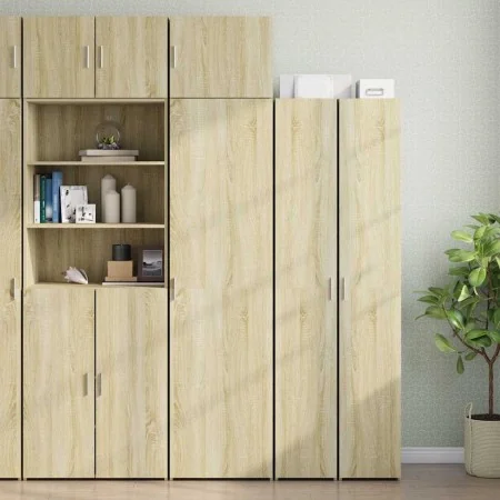 Armario estrecho madera ingeniería roble Sonoma 50x42,5x225 cm by , Sideboards - Ref: Foro24-3281303, Price: 222,75 €, Discou...