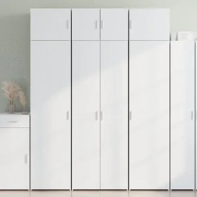 Armario de madera de ingeniería blanco 70x42,5x225 cm von , Sideboards - Ref: Foro24-3281329, Preis: 274,34 €, Rabatt: %