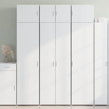 Armario de madera de ingeniería blanco 70x42,5x225 cm de , Aparadores - Ref: Foro24-3281329, Precio: 279,32 €, Descuento: %