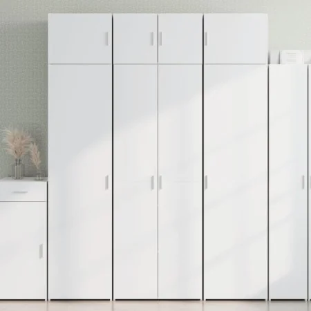 Armario de madera de ingeniería blanco 70x42,5x225 cm de , Aparadores - Ref: Foro24-3281322, Precio: 263,15 €, Descuento: %