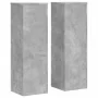 Soportes de plantas 2 uds madera gris hormigón 25x25x80 cm de , Soportes para macetas - Ref: Foro24-852945, Precio: 66,37 €, ...