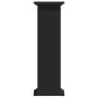 Soportes para plantas madera de ingeniería negro 33x33x100 cm de , Soportes para macetas - Ref: Foro24-852979, Precio: 66,25 ...