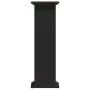 Soportes para plantas madera de ingeniería negro 33x33x100 cm de , Soportes para macetas - Ref: Foro24-852979, Precio: 66,25 ...