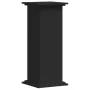 Soportes para plantas madera de ingeniería negro 33x33x80 cm de , Soportes para macetas - Ref: Foro24-852970, Precio: 53,68 €...