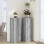 Soportes para plantas 2 uds madera gris Sonoma 33x33x100 cm de , Soportes para macetas - Ref: Foro24-3307887, Precio: 107,40 ...