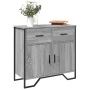 Aparador madera de ingeniería gris Sonoma 79,5x35,5x74,5 cm de , Aparadores - Ref: Foro24-848547, Precio: 86,20 €, Descuento: %