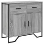 Aparador madera de ingeniería gris Sonoma 79,5x35,5x74,5 cm de , Aparadores - Ref: Foro24-848547, Precio: 86,20 €, Descuento: %