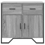 Aparador madera de ingeniería gris Sonoma 79,5x35,5x74,5 cm de , Aparadores - Ref: Foro24-848547, Precio: 86,20 €, Descuento: %