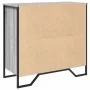 Aparador madera de ingeniería gris Sonoma 79,5x35,5x74,5 cm de , Aparadores - Ref: Foro24-848547, Precio: 86,20 €, Descuento: %