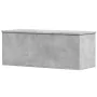 Caja de almacenaje madera ingeniería gris hormigón 90x35x35 cm de , Baúles de almacenamiento - Ref: Foro24-840684, Precio: 64...
