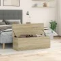 Caja de almacenaje madera ingeniería roble sonoma 102x35x35 cm by , Storage trunks - Ref: Foro24-840690, Price: 79,96 €, Disc...