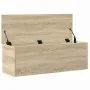 Caja de almacenaje madera ingeniería roble sonoma 102x35x35 cm by , Storage trunks - Ref: Foro24-840690, Price: 79,96 €, Disc...